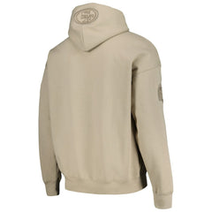 Christian McCaffrey San Francisco 49ers Pro Standard Player Name & Number Pullover Hoodie Tan - NFL