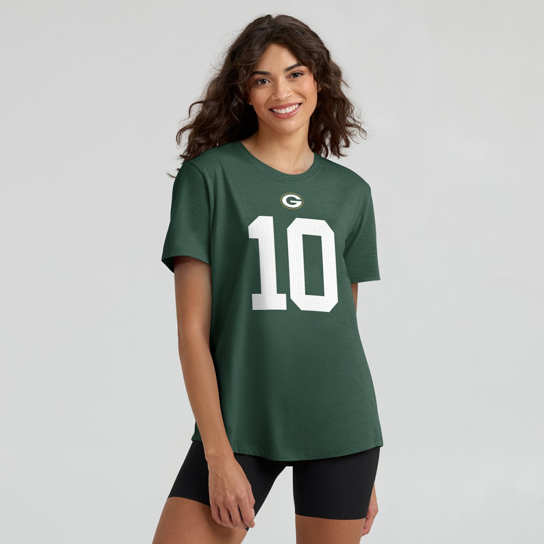 Jordan Love Green Bay Packers Women's Player Name & Number T-Shirt Green - Nike
