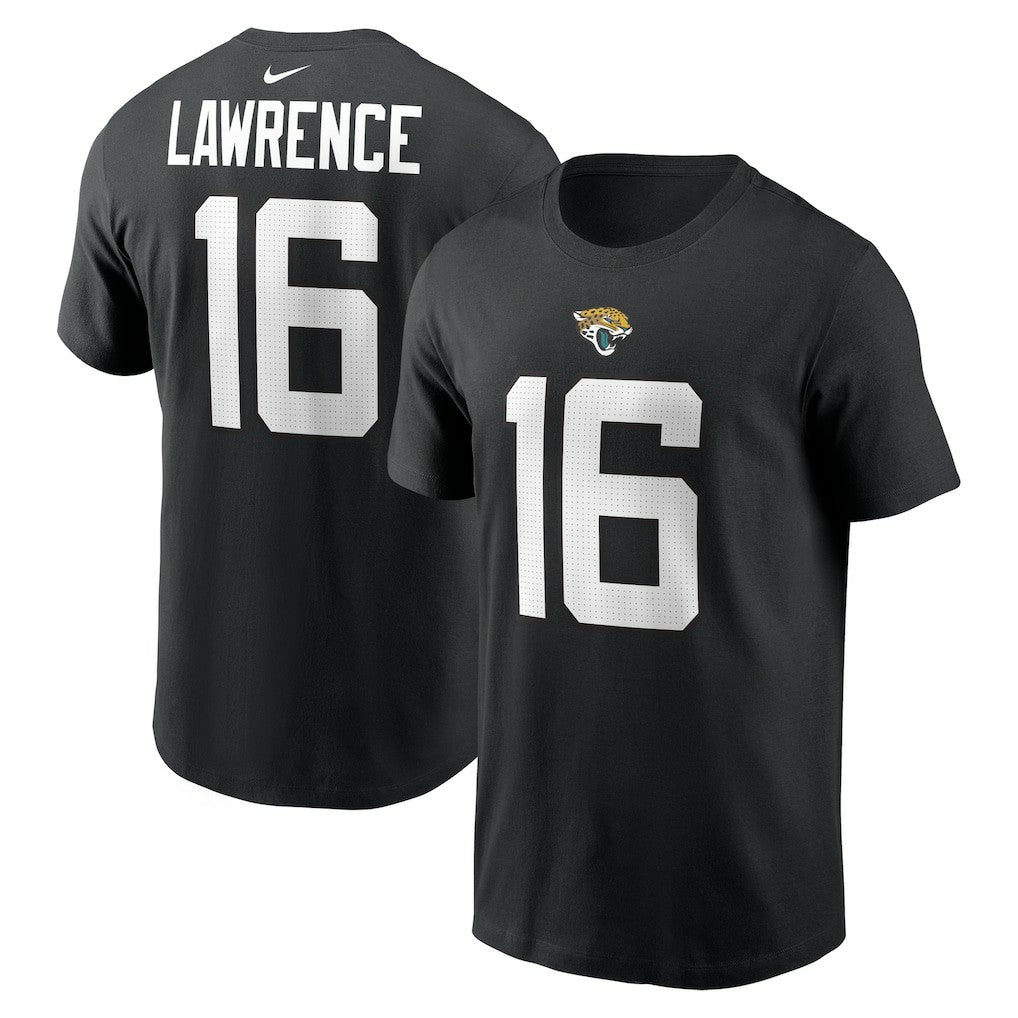 Trevor Lawrence Jacksonville Jaguars Player Name & Number T-Shirt Black - Nike