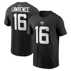 Trevor Lawrence Jacksonville Jaguars Player Name & Number T-Shirt Black - Nike