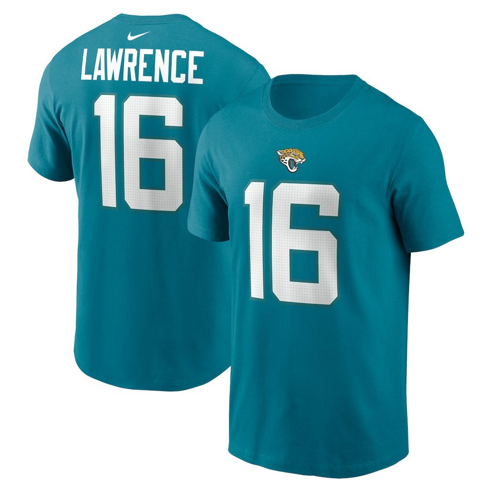 Trevor Lawrence Jacksonville Jaguars Player Name & Number T-Shirt Teal - Nike