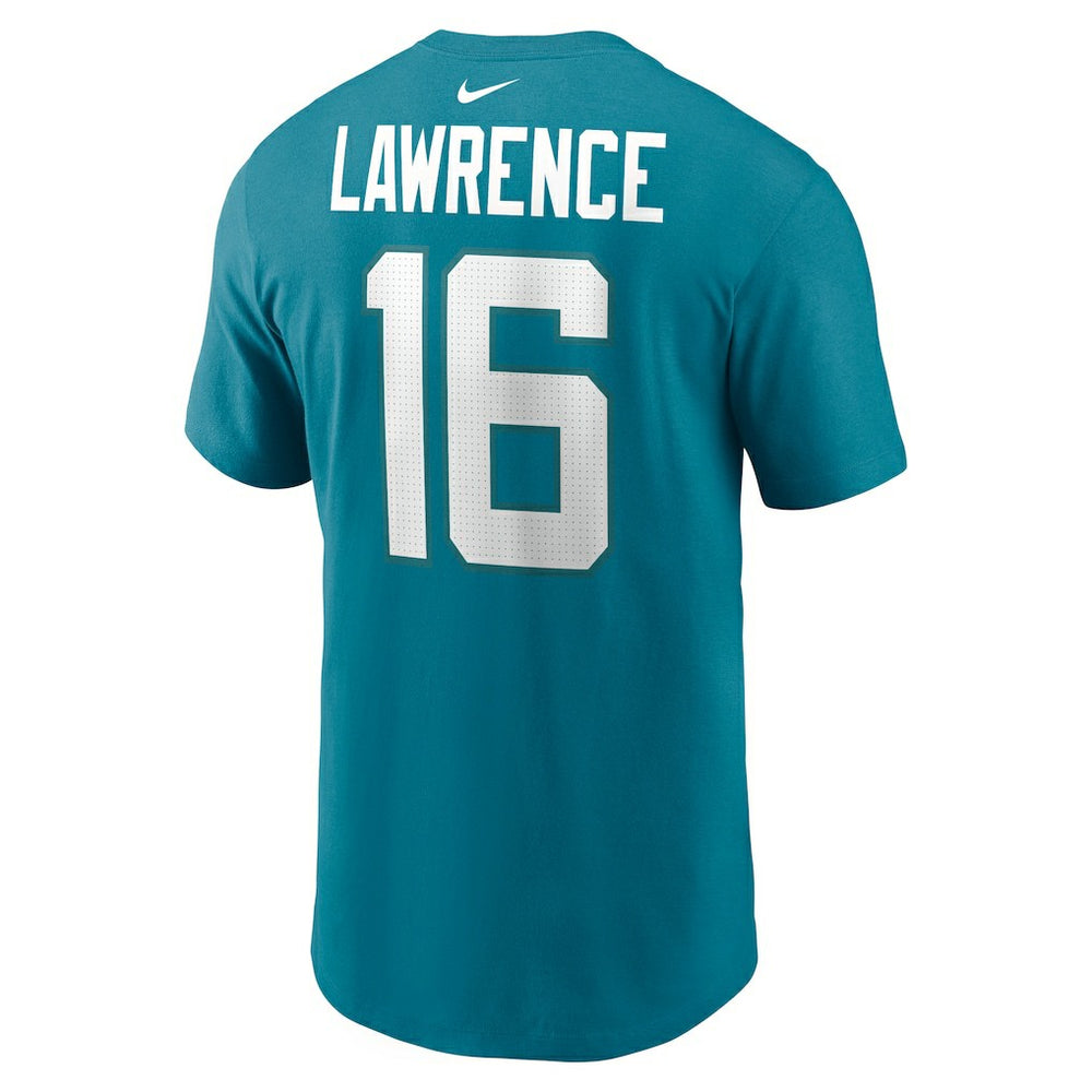 Trevor Lawrence Jacksonville Jaguars Player Name & Number T-Shirt Teal - Nike