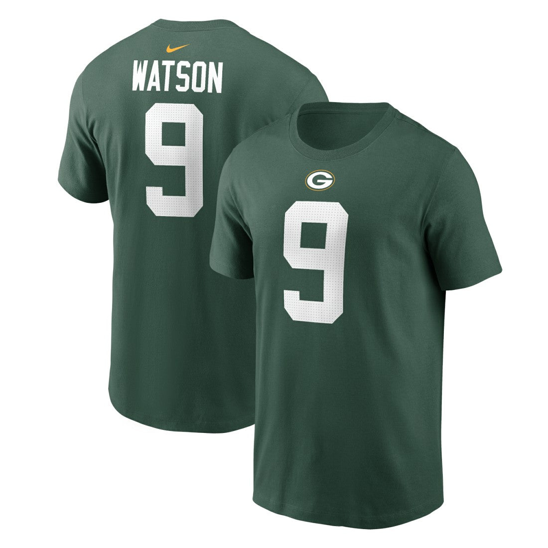 Christian Watson Green Bay Packers Player Name & Number T-Shirt Green - Nike