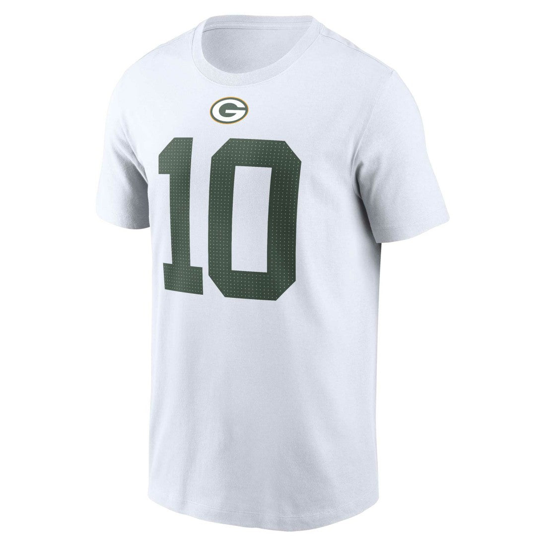 Jordan Love Green Bay Packers Player Name & Number T-Shirt White - Nike