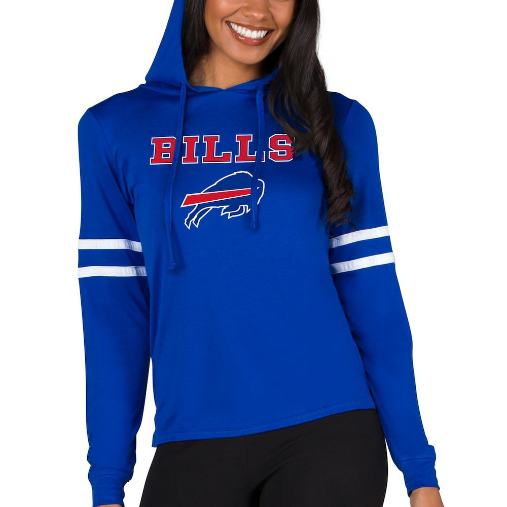Buffalo Bills Concepts Sport Women's Marathon Lightweight Lounge Pullover Hoodie Royal - NFL