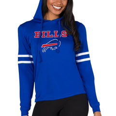 Buffalo Bills Concepts Sport Women's Marathon Lightweight Lounge Pullover Hoodie Royal - NFL
