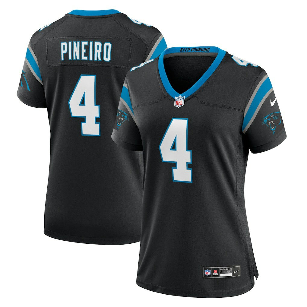 Eddy Pineiro Carolina Panthers Women's Team Game Jersey Black - Nike