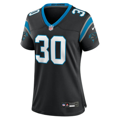Chuba Hubbard Carolina Panthers Women's Team Game Jersey - Black | NFL Jerseys