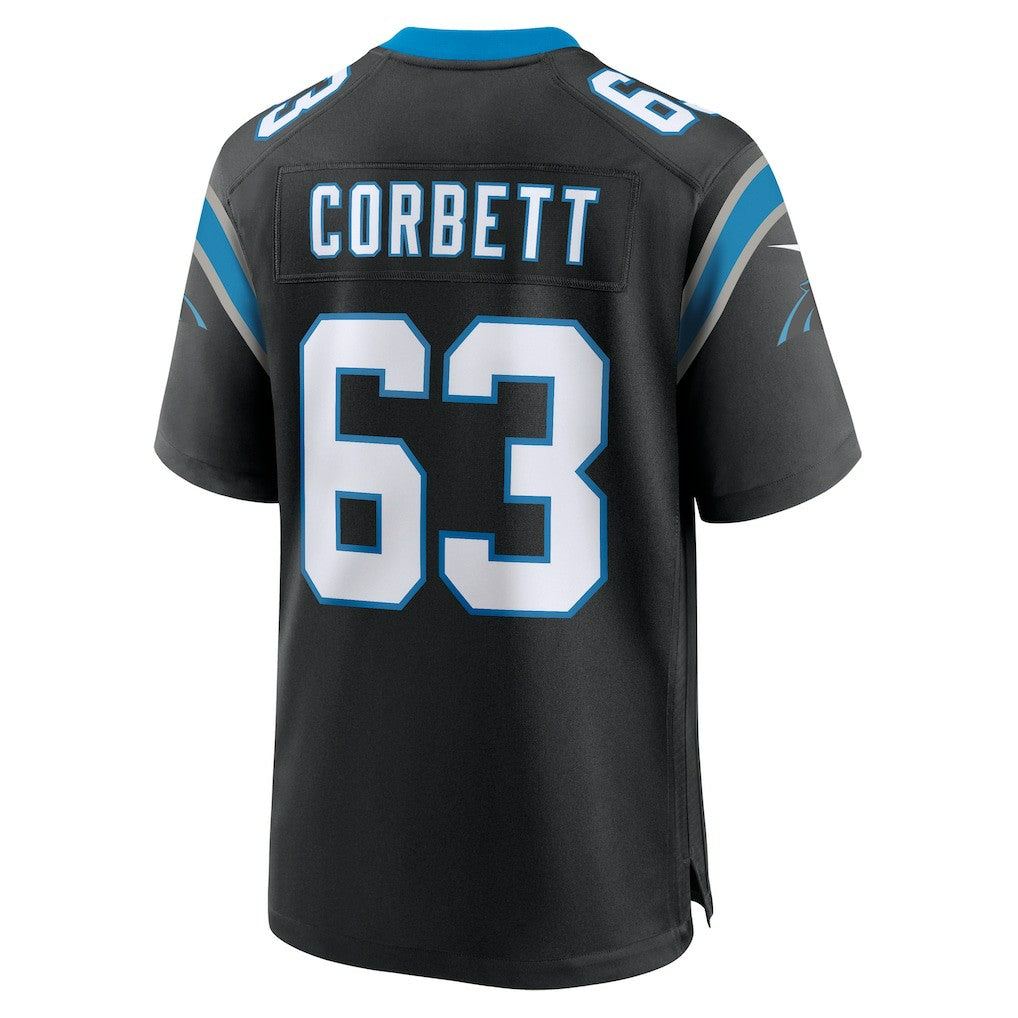 Austin Corbett Carolina Panthers Team Game Jersey Black - Nike