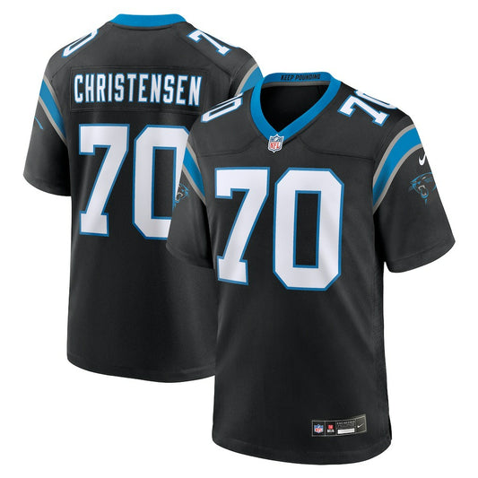 Brady Christensen Carolina Panthers Team Game Jersey - Black | NFL Jerseys