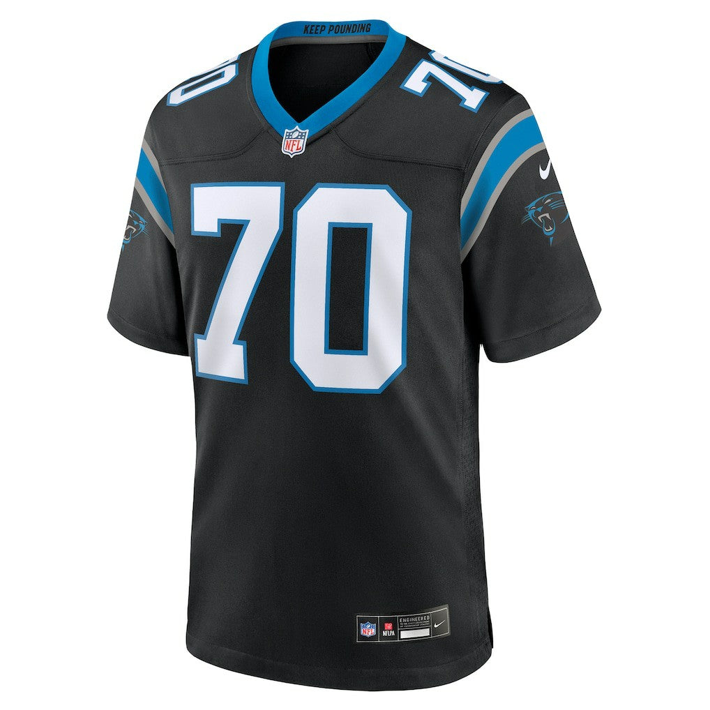 Brady Christensen Carolina Panthers Team Game Jersey - Black | NFL Jerseys