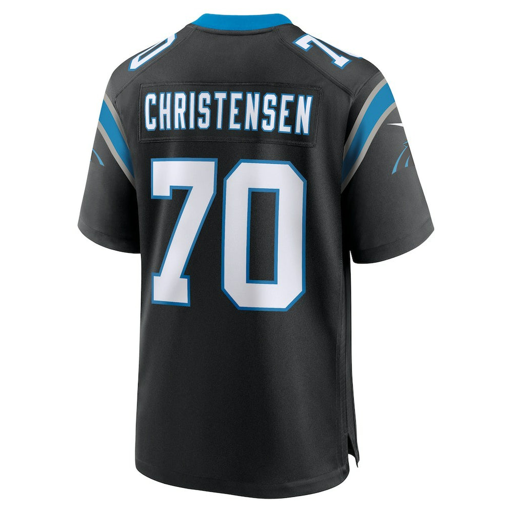Brady Christensen Carolina Panthers Team Game Jersey Black - Nike