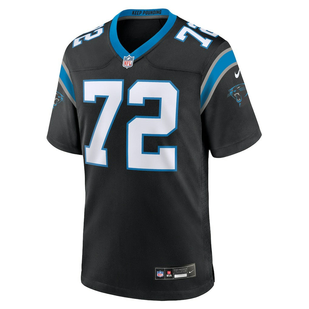 Taylor Moton Carolina Panthers Team Game Jersey Black - Nike