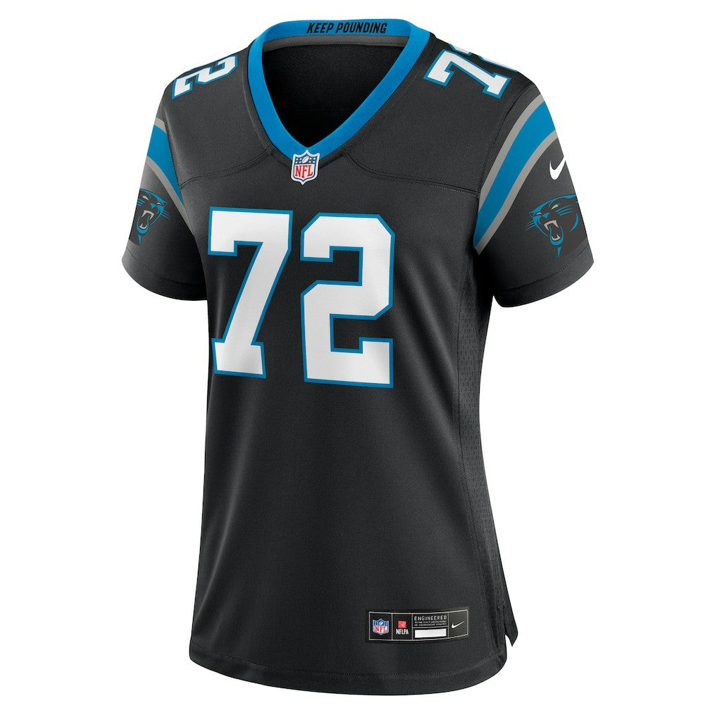Taylor Moton Carolina Panthers Women's Team Game Jersey Black - Nike