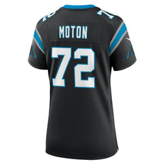 Taylor Moton Carolina Panthers Women's Team Game Jersey Black - Nike