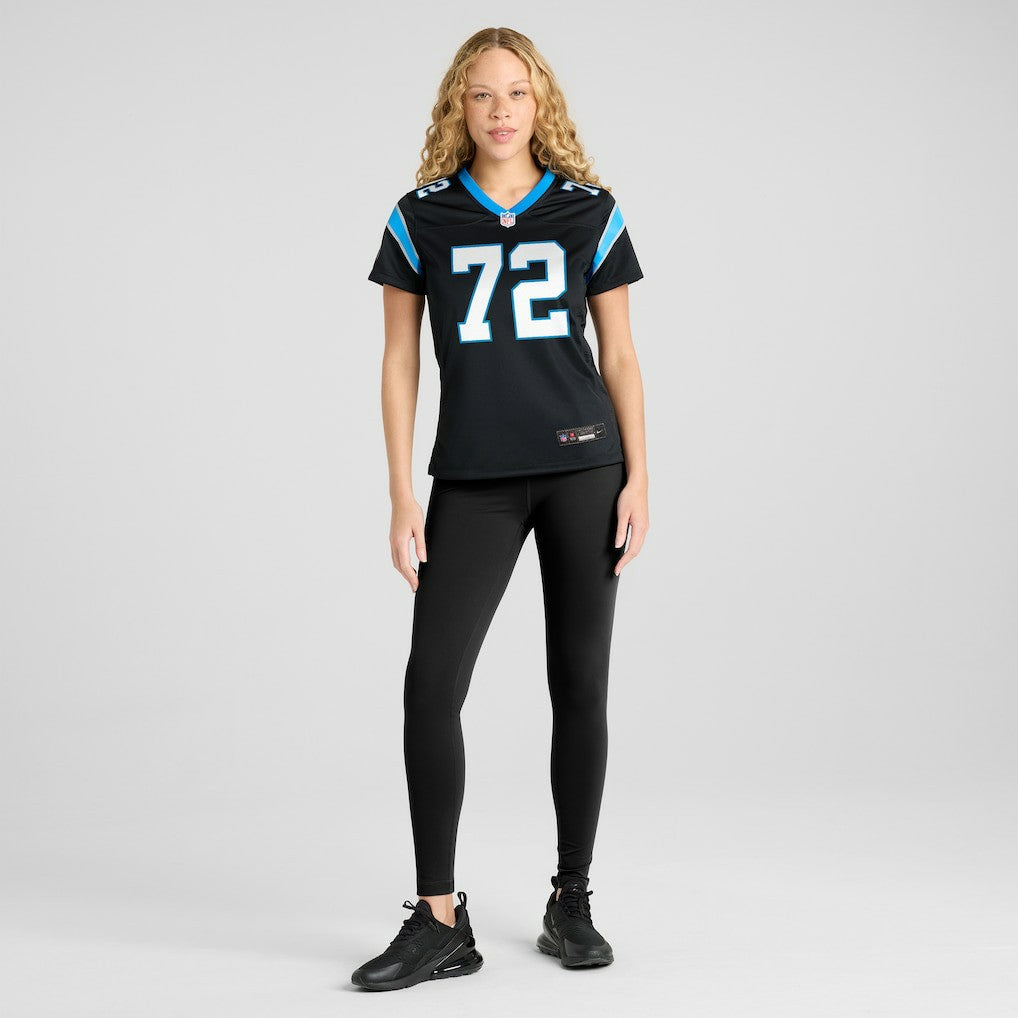Taylor Moton Carolina Panthers Women's Team Game Jersey Black - Nike