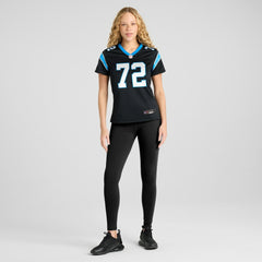 Taylor Moton Carolina Panthers Women's Team Game Jersey Black - Nike
