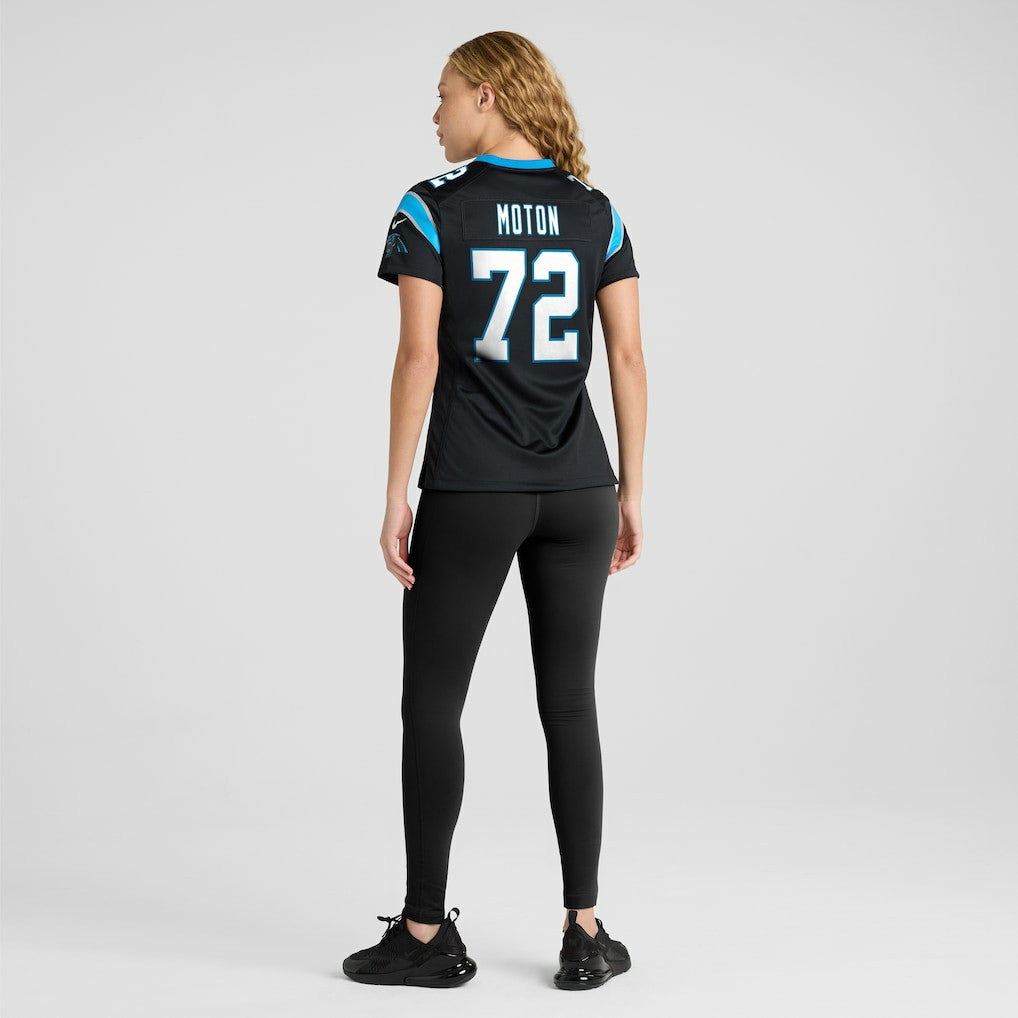 Taylor Moton Carolina Panthers Women's Team Game Jersey Black - Nike