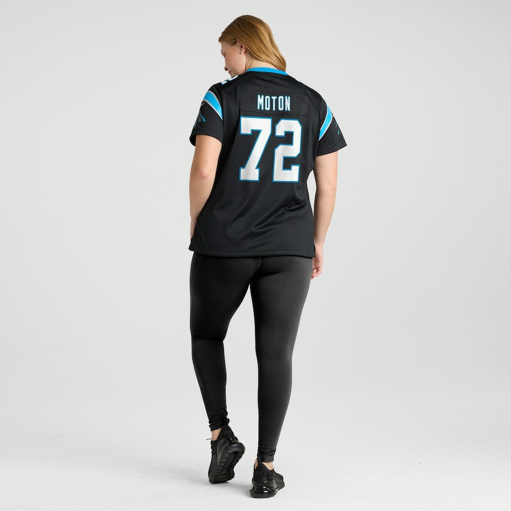 Taylor Moton Carolina Panthers Women's Team Game Jersey Black - Nike
