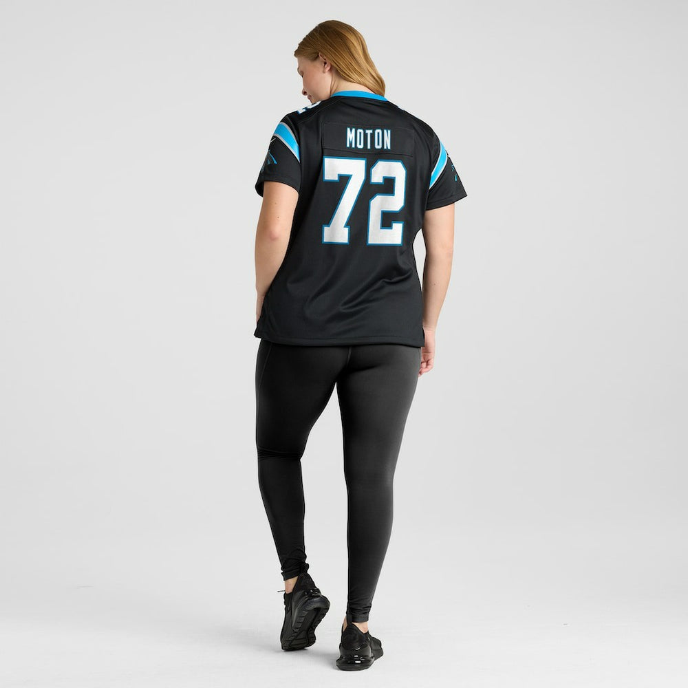Taylor Moton Carolina Panthers Women's Team Game Jersey Black - Nike