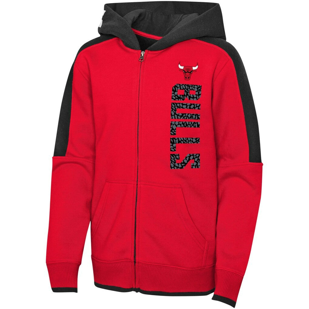 NBA - Chicago Bulls Preschool Post-Up Full-Zip Hoodie - Red