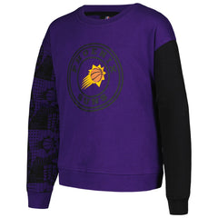 NBA - Phoenix Suns Girls Youth Trifecta Pullover Sweatshirt - Purple