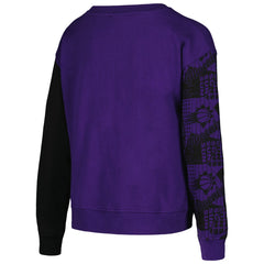 NBA - Phoenix Suns Girls Youth Trifecta Pullover Sweatshirt - Purple