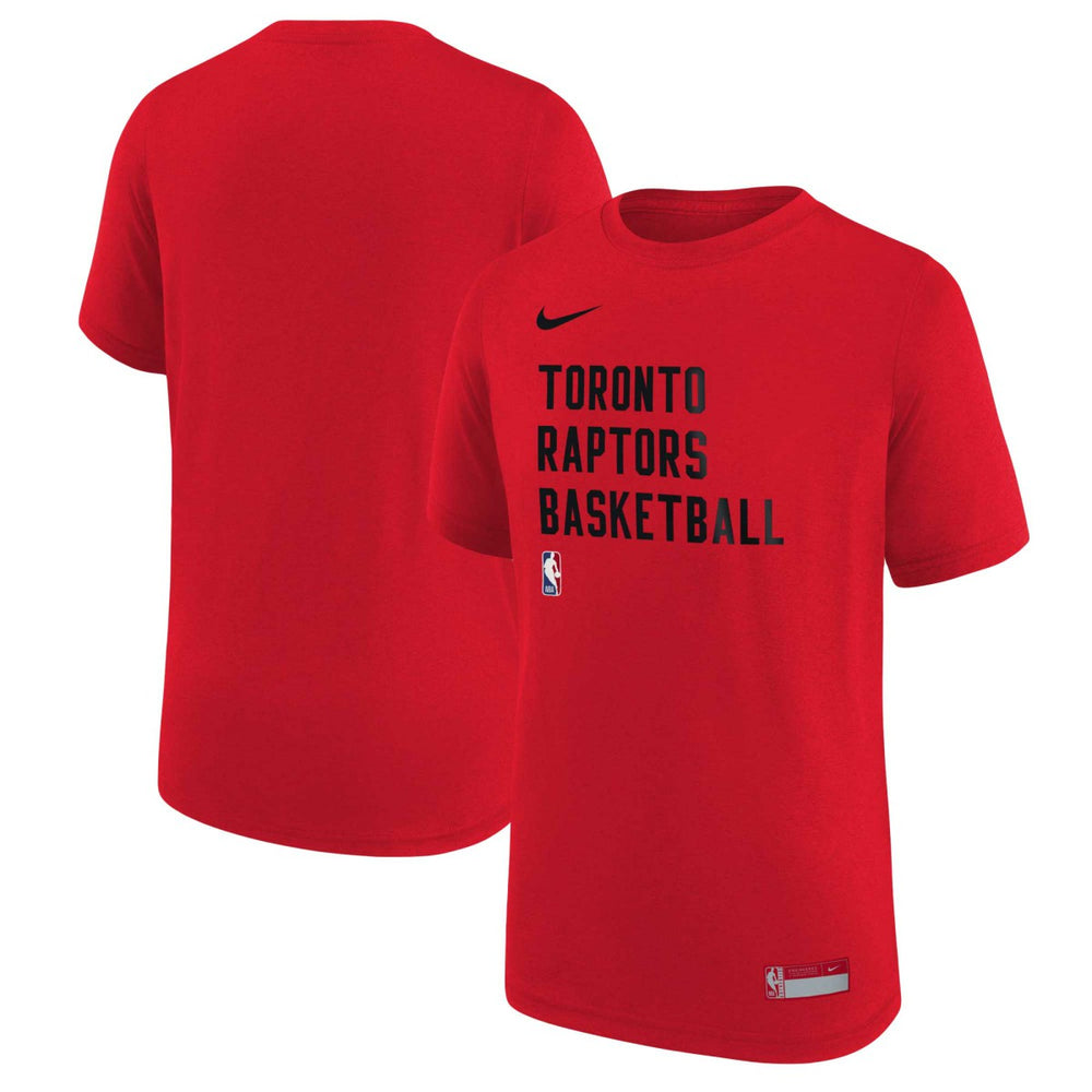 Nike - Toronto Raptors Youth Essential Practice T-Shirt - Red