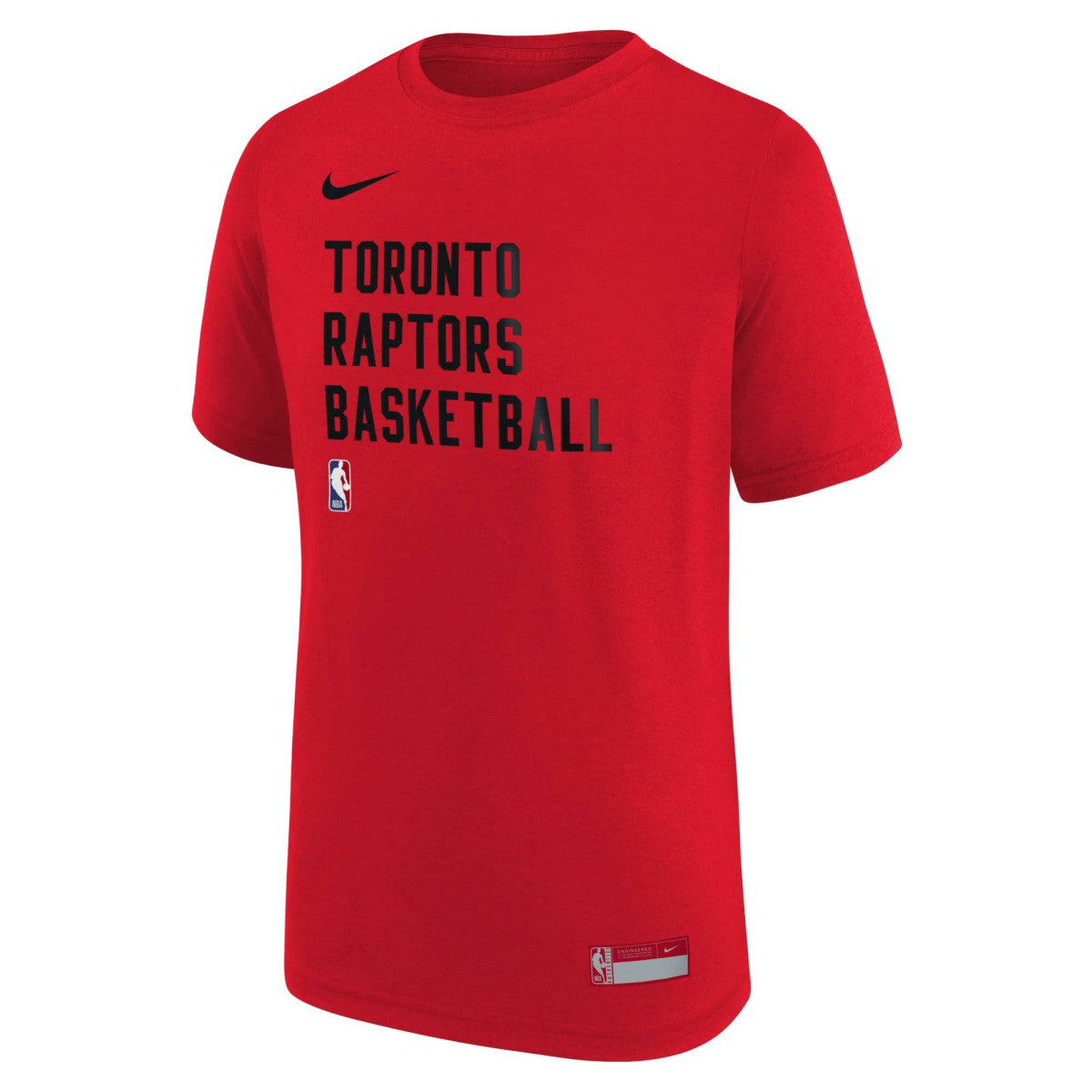 Nike - Toronto Raptors Youth Essential Practice T-Shirt - Red