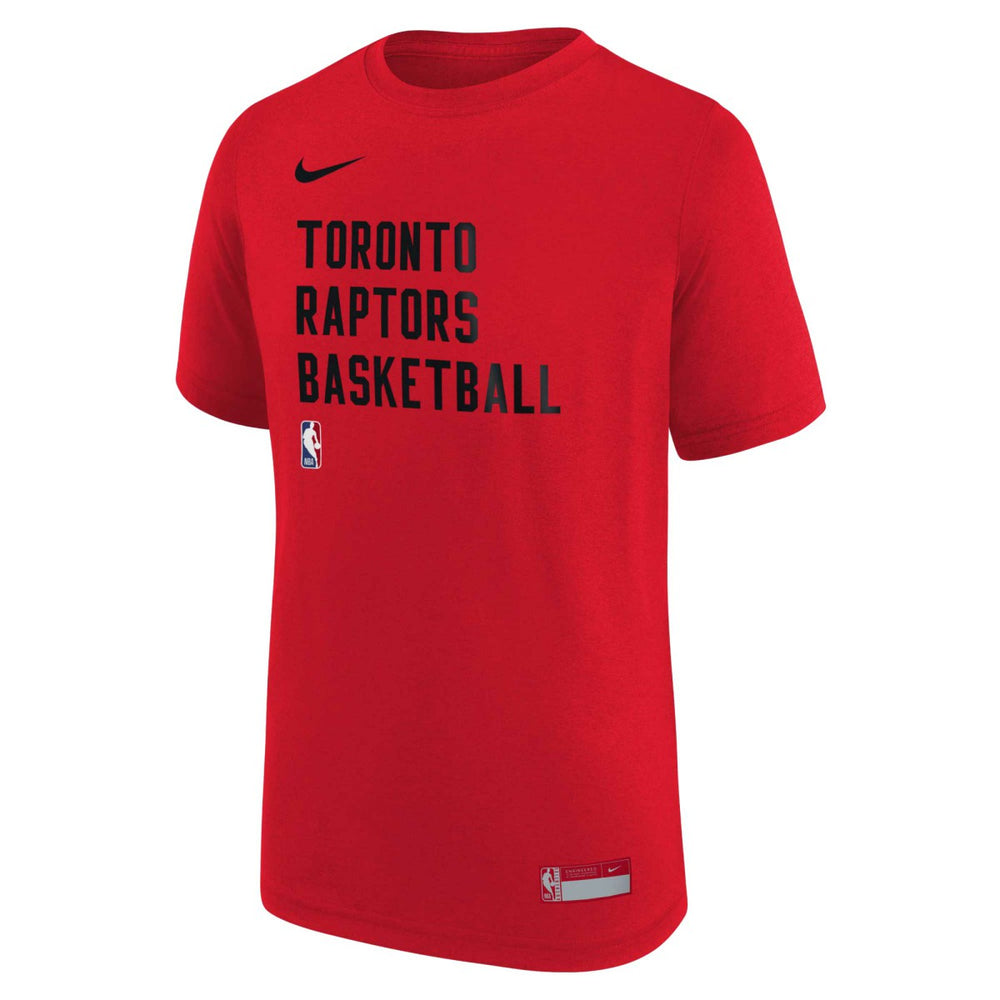 Nike - Toronto Raptors Youth Essential Practice T-Shirt - Red