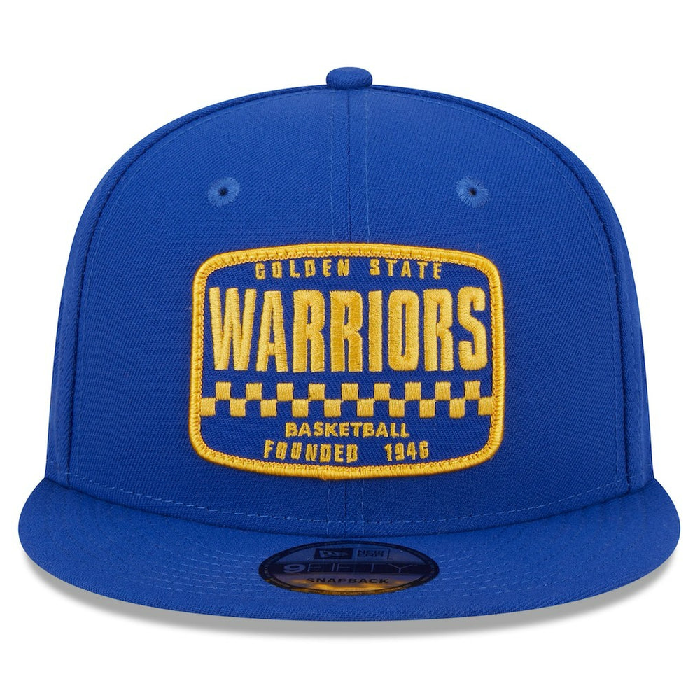 New Era - Golden State Warriors Rally Drive Finish Line Patch 9FIFTY Snapback Hat - Royal