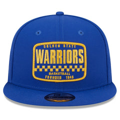 New Era - Golden State Warriors Rally Drive Finish Line Patch 9FIFTY Snapback Hat - Royal