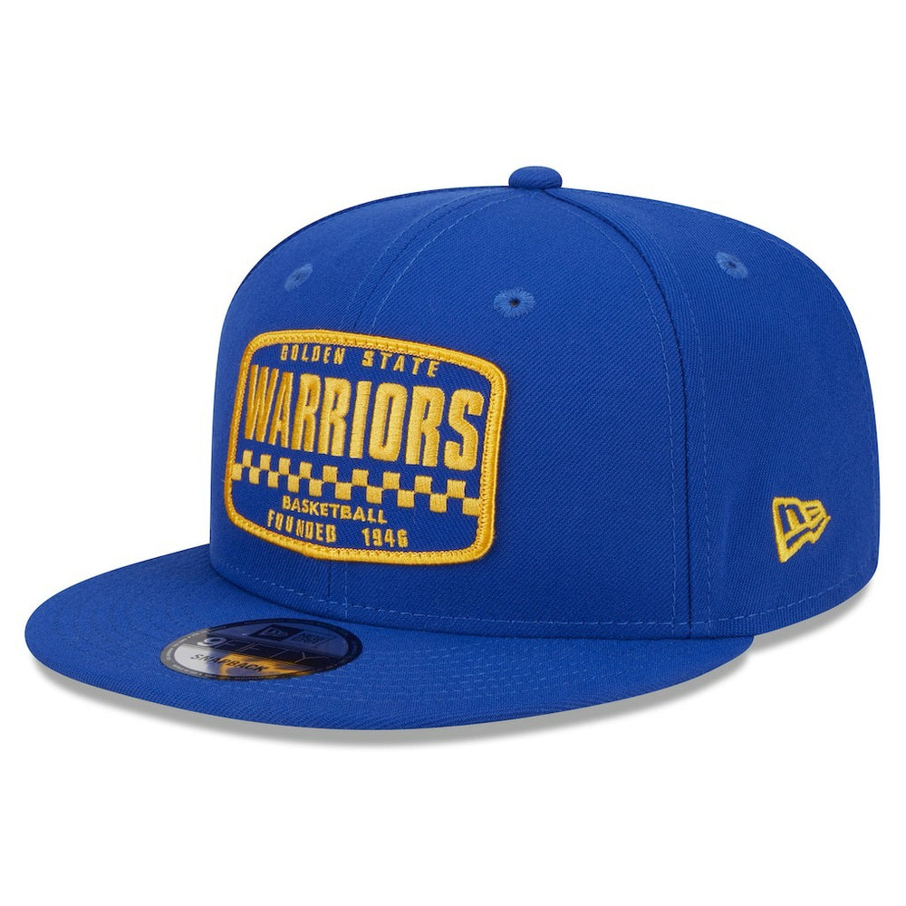 New Era - Golden State Warriors Rally Drive Finish Line Patch 9FIFTY Snapback Hat - Royal