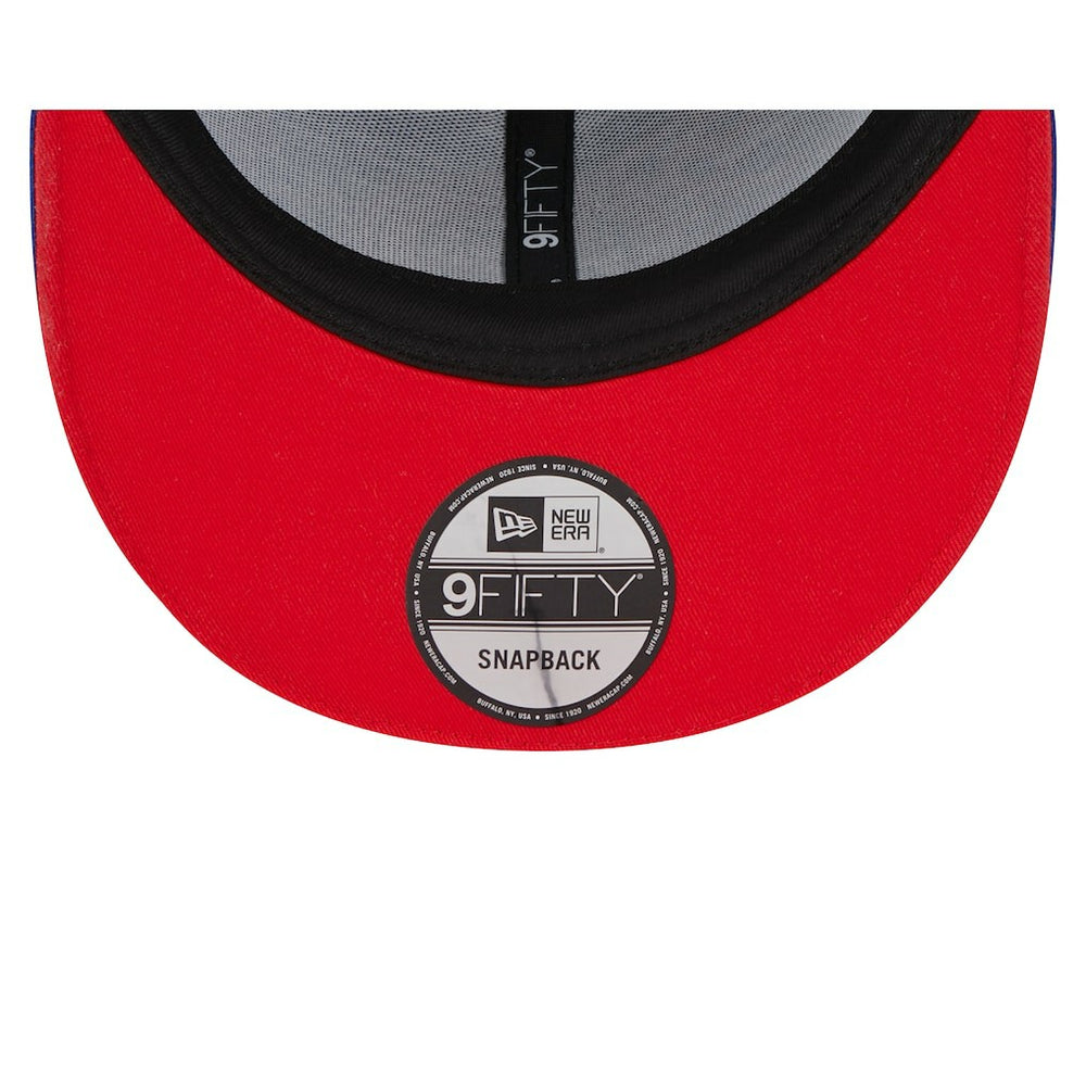 New Era - Philadelphia 76ers Rally Drive Flames 9FIFTY Snapback Hat - Royal