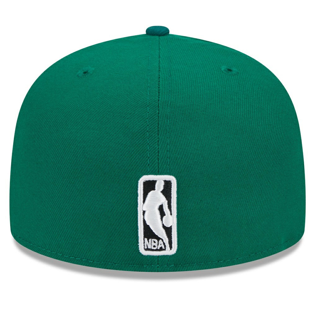 New Era - Boston Celtics Rally Drive Checkerboard 59FIFTY Crown Fitted Hat - Kelly Green
