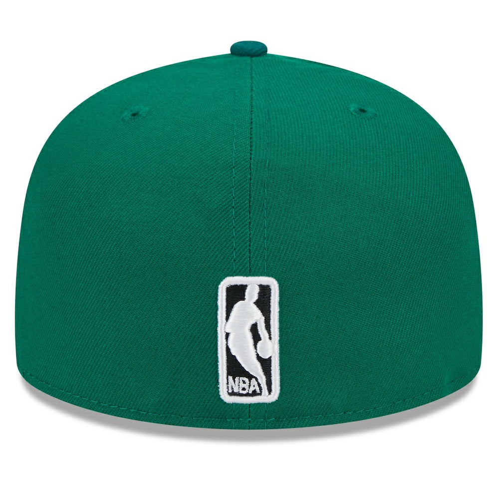 New Era - Boston Celtics Rally Drive Checkerboard 59FIFTY Crown Fitted Hat - Kelly Green