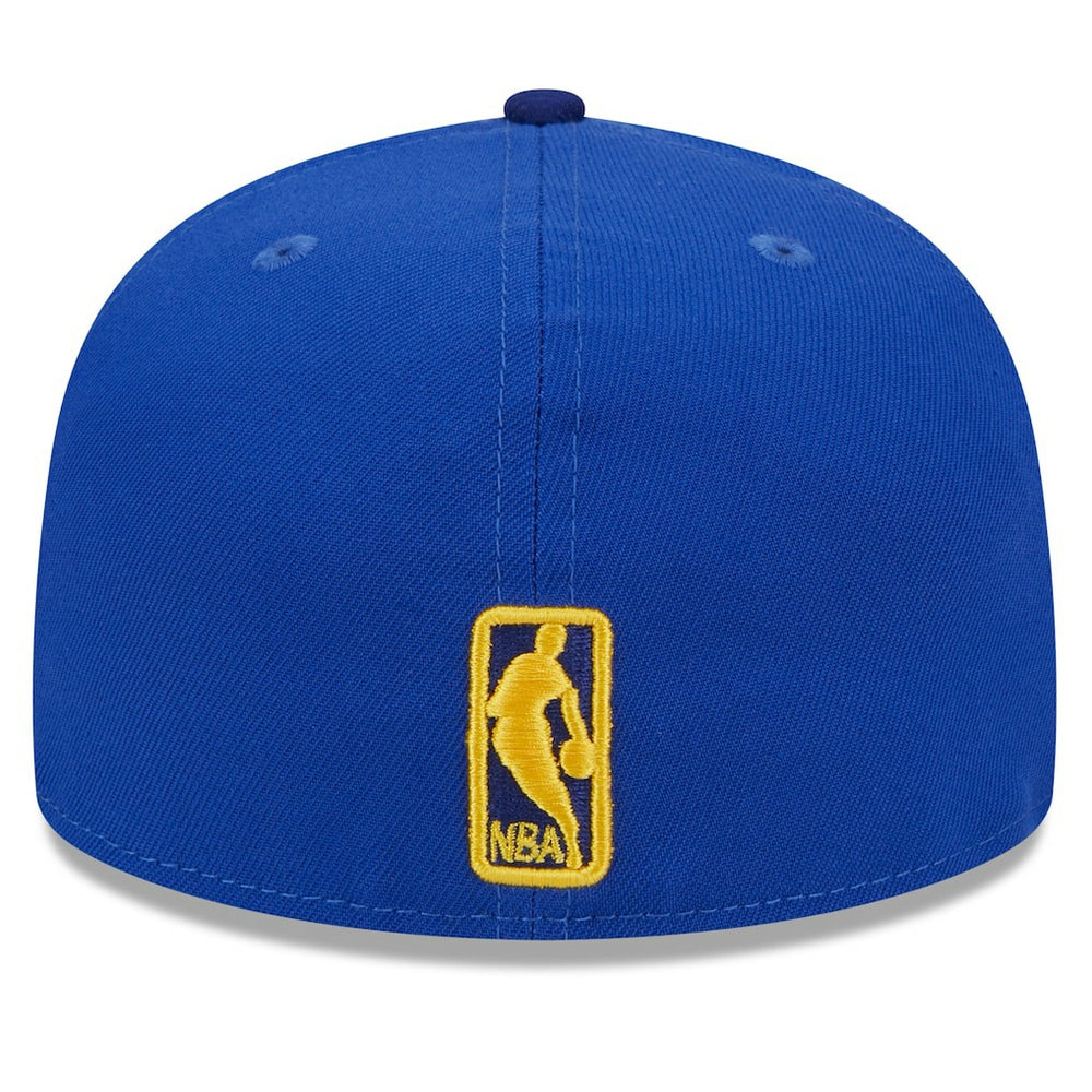 New Era - Golden State Warriors Rally Drive Checkerboard 59FIFTY Crown Fitted Hat - Royal