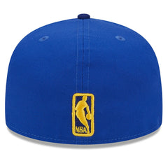 New Era - Golden State Warriors Rally Drive Checkerboard 59FIFTY Crown Fitted Hat - Royal