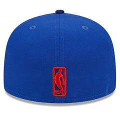 New Era - Philadelphia 76ers Rally Drive Checkerboard 59FIFTY Crown Fitted Hat - Royal