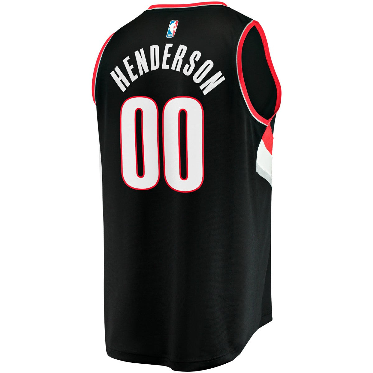 Fanatics - Scoot Henderson Portland Trail Blazers Fast Break Replica Jersey - Icon Edition - Black