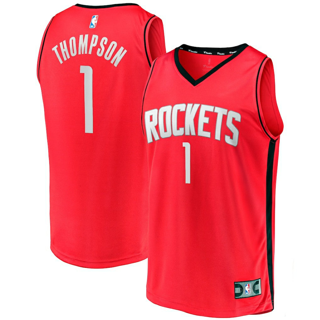 Fanatics - Amen Thompson Houston Rockets Fast Break Replica Jersey - Icon Edition - Red