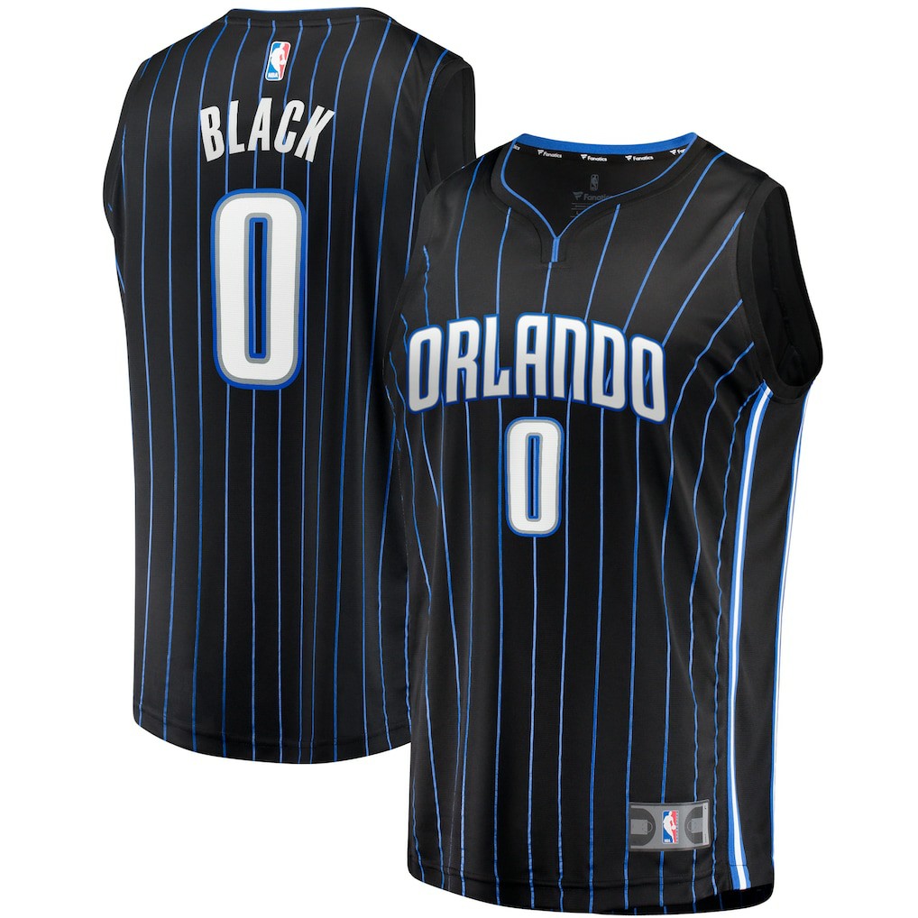 Fanatics - Anthony Black Orlando Magic Fast Break Replica Jersey - Icon Edition - Black