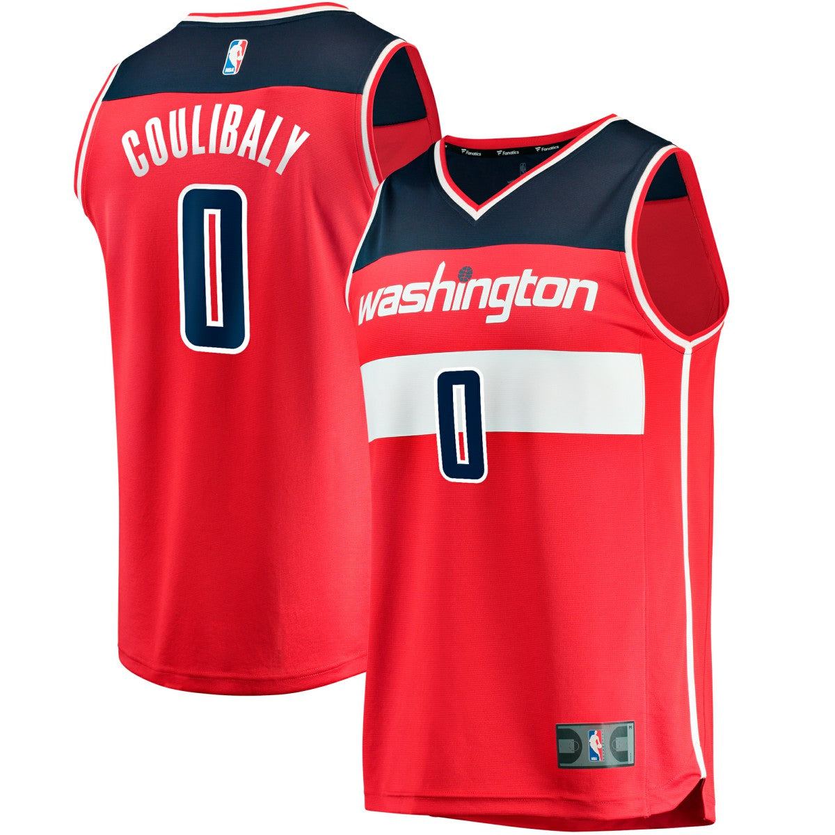 Washington Wizards Fast Break Replica Jersey - Icon Edition - Red | NBA Jerseys