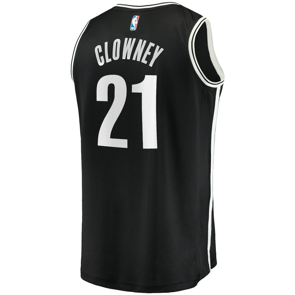 Noah Clowney Brooklyn Nets Fast Break Replica Jersey - Icon Edition - Black | NBA Jerseys