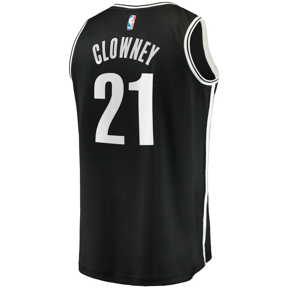 Fanatics - Noah Clowney Brooklyn Nets Fast Break Replica Jersey - Icon Edition - Black