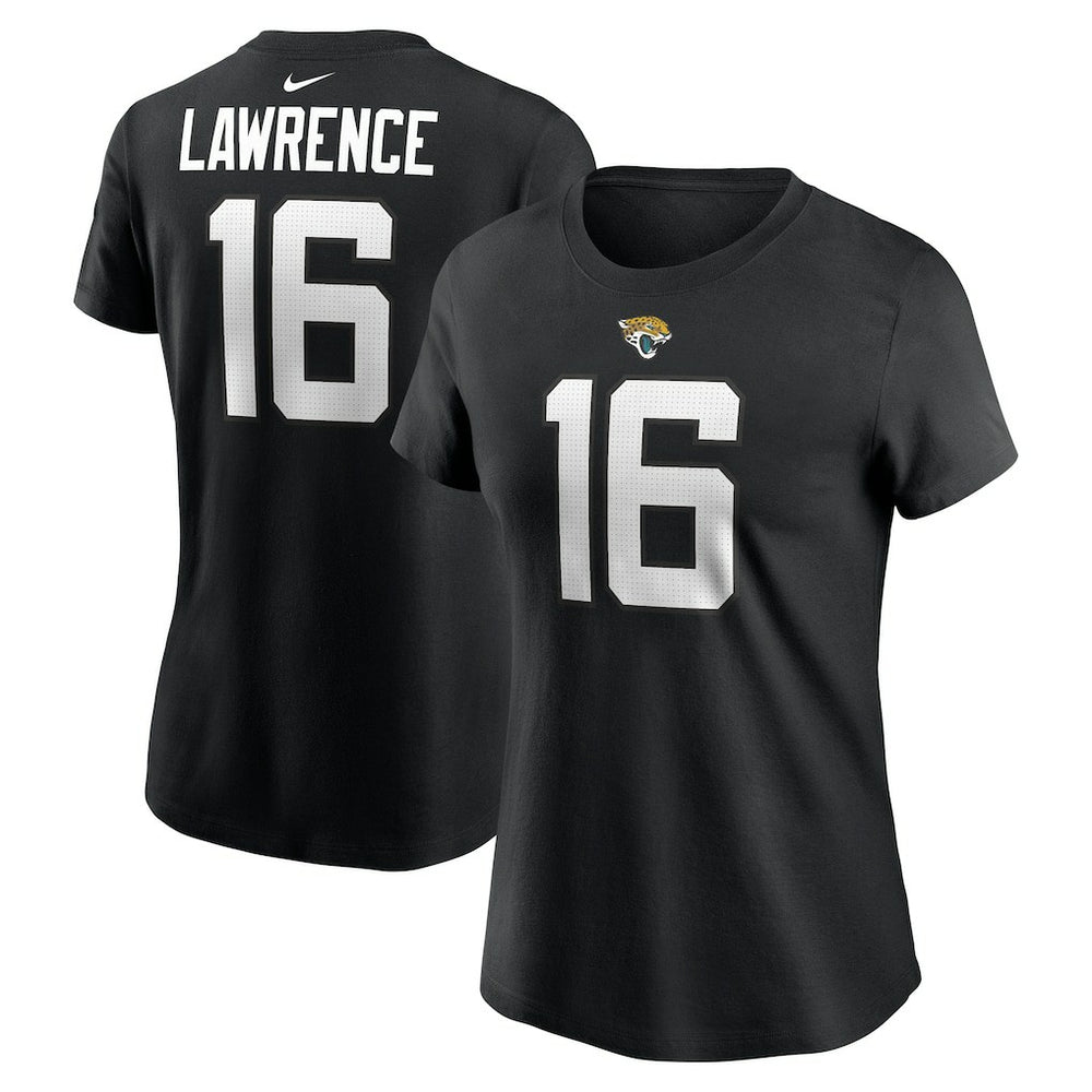 Trevor Lawrence Jacksonville Jaguars Women's Player Name & Number T-Shirt Black - Nike