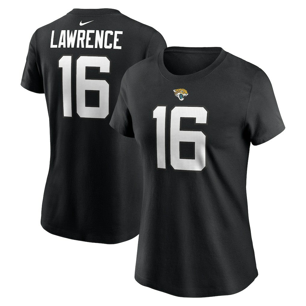 Trevor Lawrence Jacksonville Jaguars Women's Player Name & Number T-Shirt Black - Nike