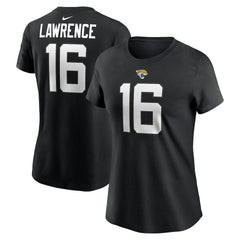 Trevor Lawrence Jacksonville Jaguars Women's Player Name & Number T-Shirt Black - Nike