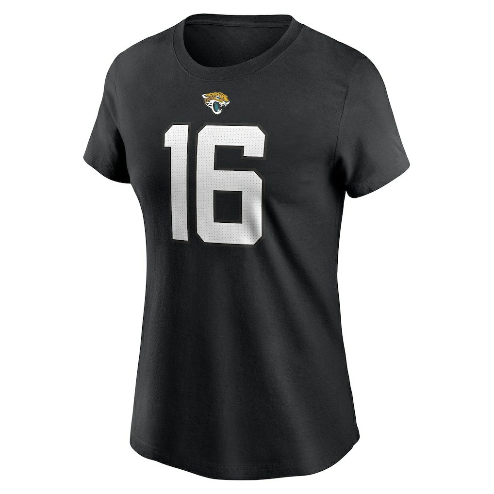 Trevor Lawrence Jacksonville Jaguars Women's Player Name & Number T-Shirt Black - Nike