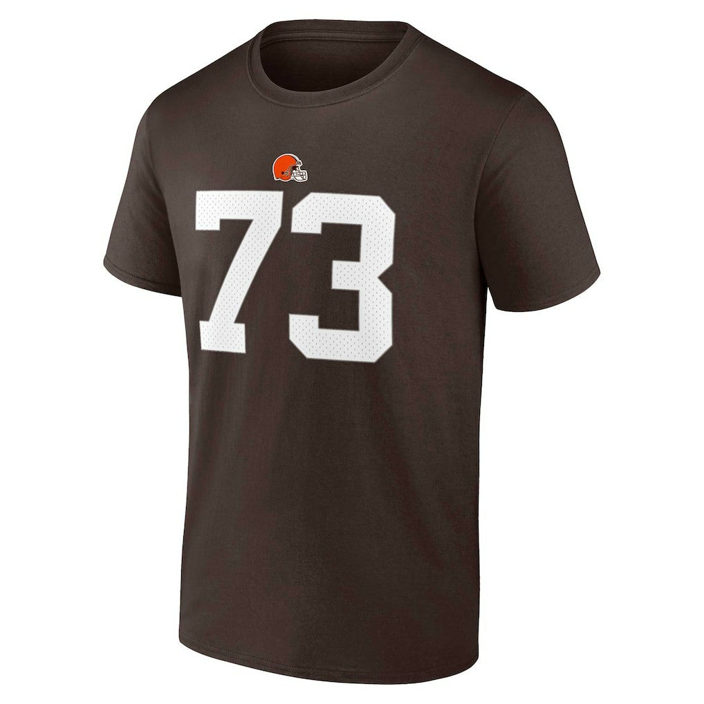 Joe Thomas Cleveland Browns Retired Player Icon Name & Number T-Shirt Brown - Fanatics